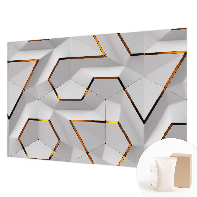 Kwalitatief fotobehang met modern geometrisch patroon