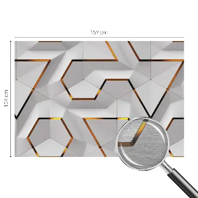 Kwalitatief fotobehang met modern geometrisch patroon
