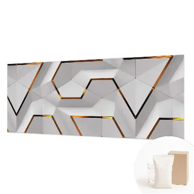 Kwalitatief fotobehang met modern geometrisch patroon