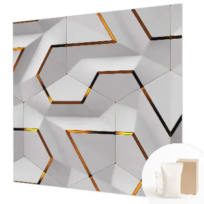 Kwalitatief fotobehang met modern geometrisch patroon