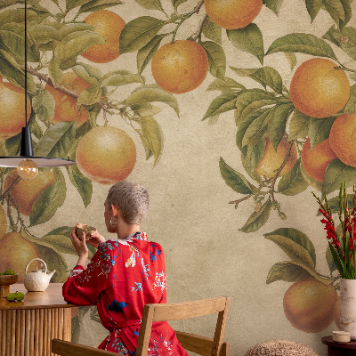 Vliesbehang fotobehang Fruittakken