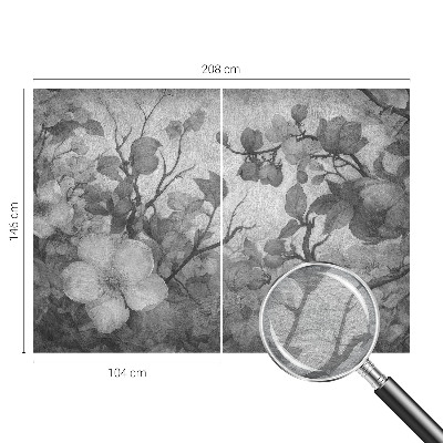 Fotobehang vliesbehang Bloemtak