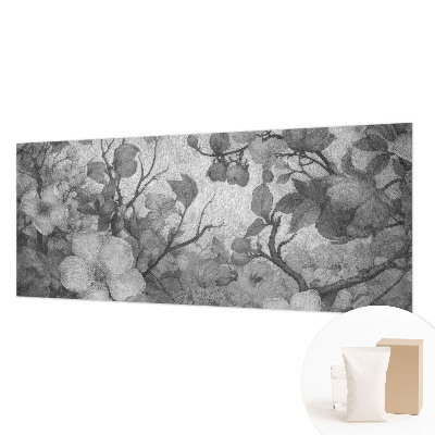 Fotobehang vliesbehang met bloemtakmotief