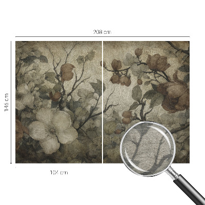Vliesbehang fotobehang woonkamer Bloemenpracht