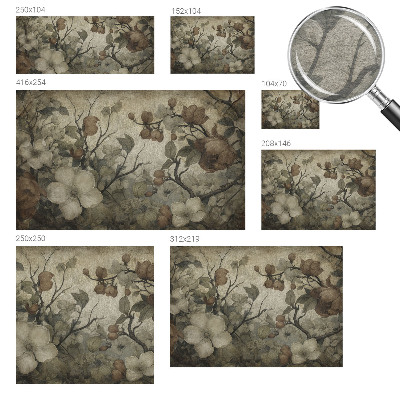 Vliesbehang fotobehang woonkamer Bloemenpracht