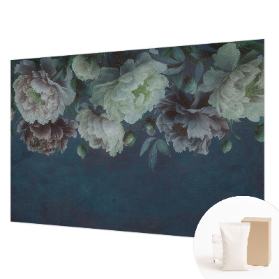 Vlies fotobehang op maat met een bloemig elegant ontwerp