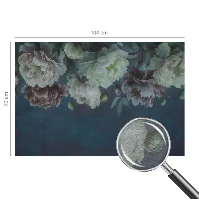 Vlies fotobehang op maat met een bloemig elegant ontwerp