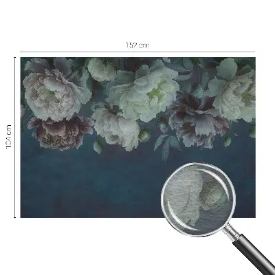 Vlies fotobehang op maat met een bloemig elegant ontwerp