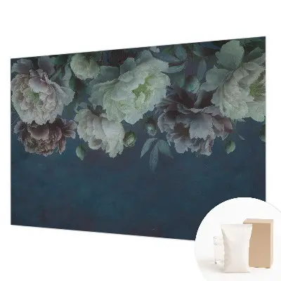 Vlies fotobehang op maat met een bloemig elegant ontwerp