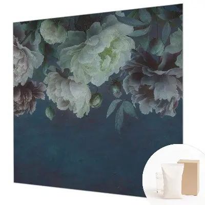 Vlies fotobehang op maat met een bloemig elegant ontwerp