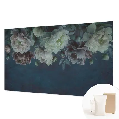 Vlies fotobehang op maat met een bloemig elegant ontwerp