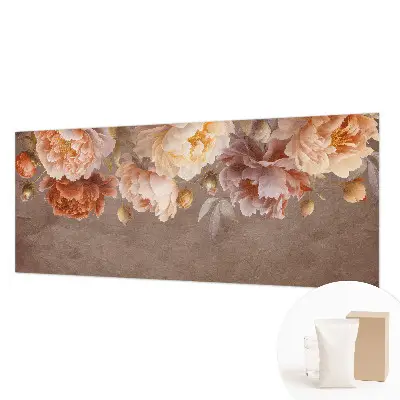 Fotobehang met een bloemig dessin in een elegante stijl