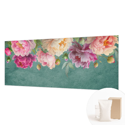Foto behang op maat met een bloemige en elegante print