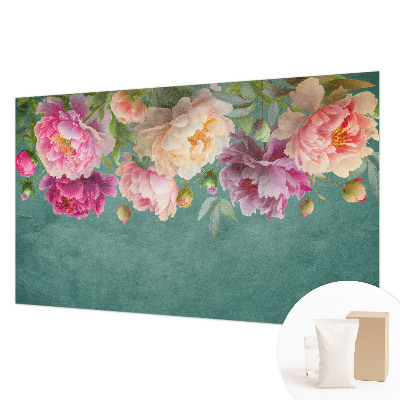 Foto behang op maat met een bloemige en elegante print