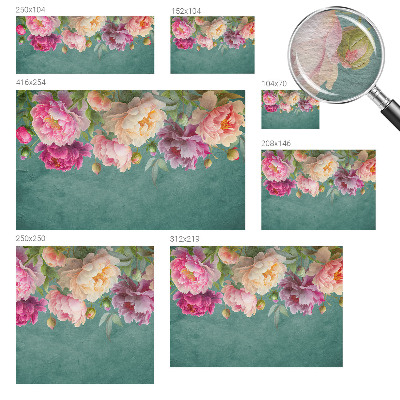 Foto behang op maat Bloemige elegantie