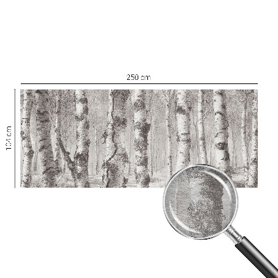 Muur behang Berkenbos