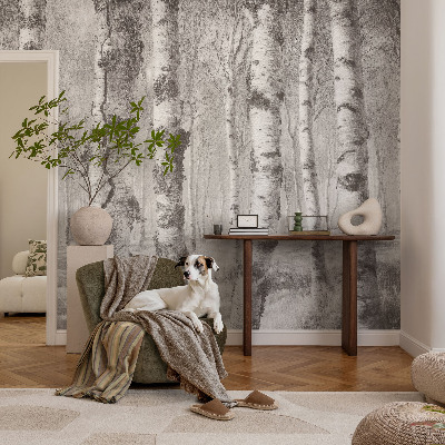 Muur behang Berkenbos