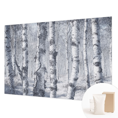 Behang met print met een herfstig natuurmotief