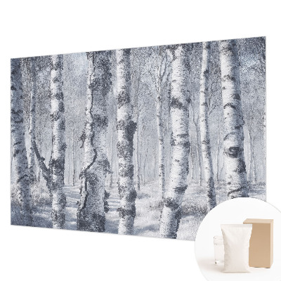 Behang met print met een herfstig natuurmotief