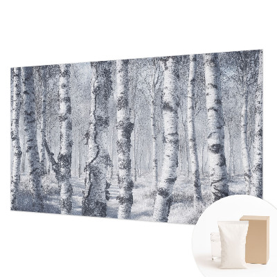 Behang met print met een herfstig natuurmotief