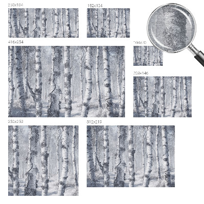 Behang met print Vorstige natuur