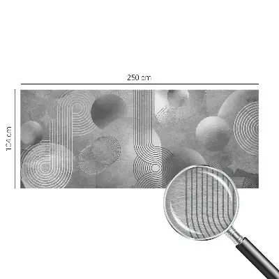 Fotobehang op maat met een abstracte, elegante print