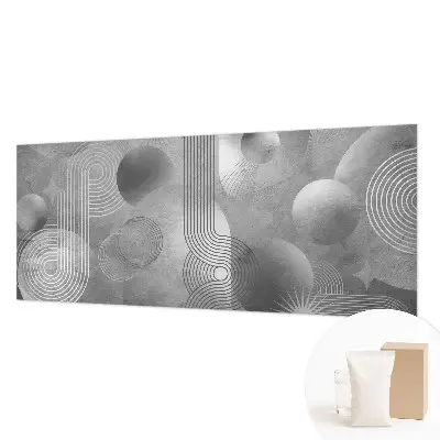 Fotobehang op maat met een abstracte, elegante print