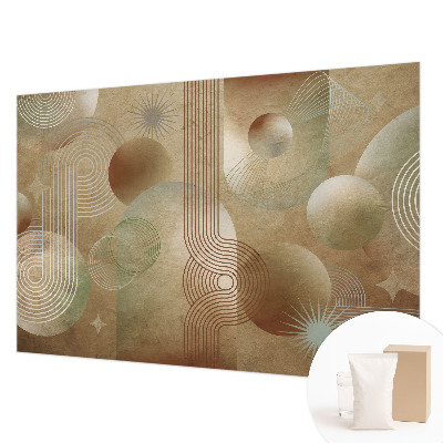 Fotobehang naadloos met een geometrisch patroon