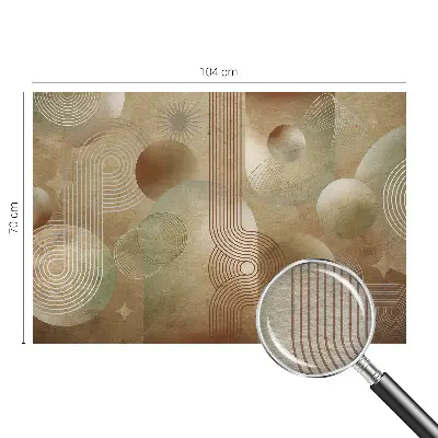 Fotobehang naadloos met een geometrisch patroon