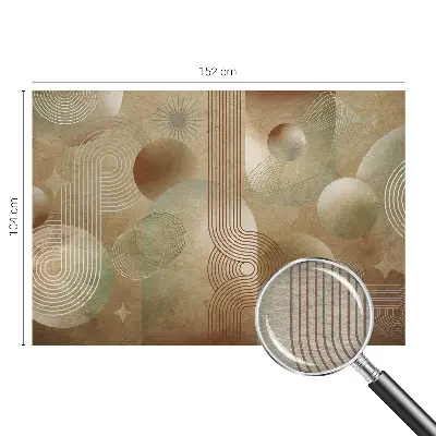 Fotobehang naadloos met een geometrisch patroon