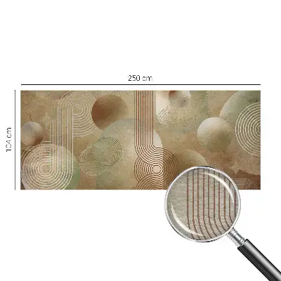 Fotobehang naadloos met een geometrisch patroon