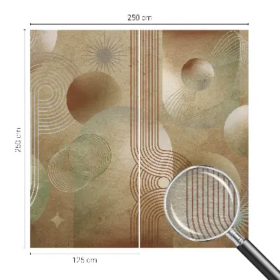 Fotobehang naadloos met een geometrisch patroon