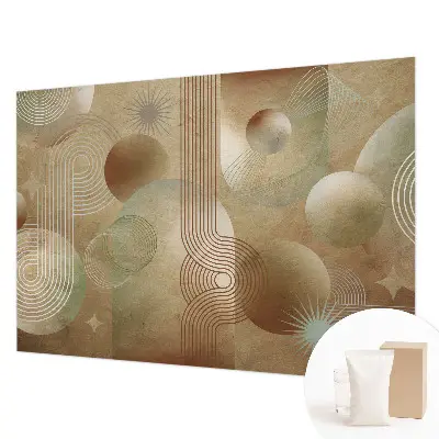 Fotobehang naadloos met een geometrisch patroon
