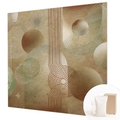 Fotobehang naadloos met een geometrisch patroon
