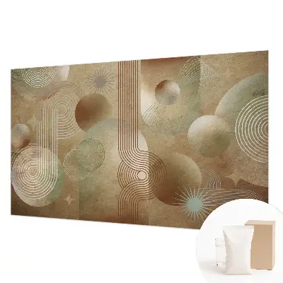 Fotobehang naadloos met een geometrisch patroon