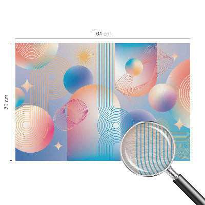 Fotobehang woonkamer Kleurrijke abstractie