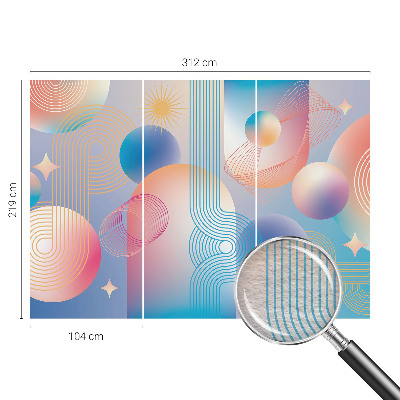 Fotobehang woonkamer Kleurrijke abstractie