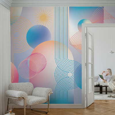 Fotobehang woonkamer Kleurrijke abstractie