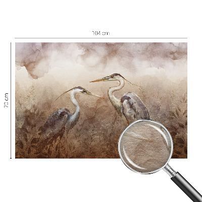 Naadloos fotobehang Elegante vogels