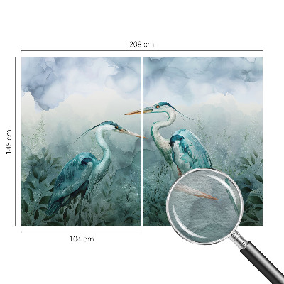 Fotobehang slaapkamer Vogels van de natuur