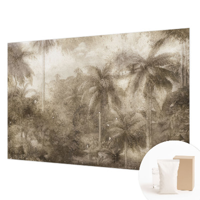 Fotobehang voor slaapkamer met een exotisch landschap als print