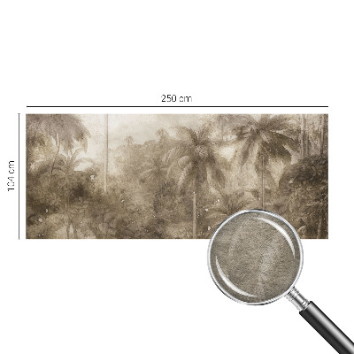 Fotobehang voor slaapkamer met een exotisch landschap als print