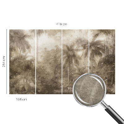 Fotobehang voor slaapkamer Exotisch landschap