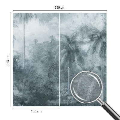 Fotobehang voor de slaapkamer Tropische vegetatie