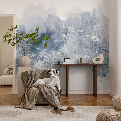 Modern fotobehang Bloemenweide