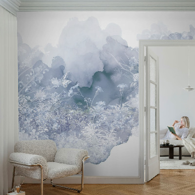 Modern fotobehang Bloemenweide