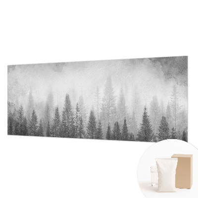 Modern fotobehang voor de woonkamer met het motief 'Bosmist'