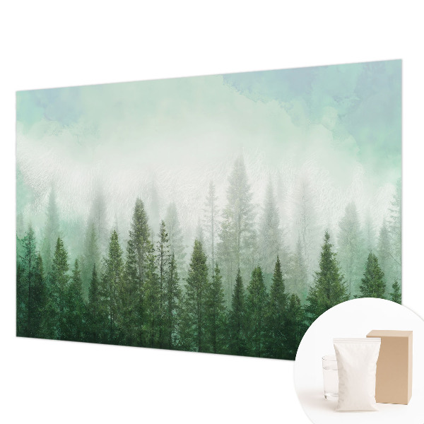 Luxe fotobehang Wolf in het bos