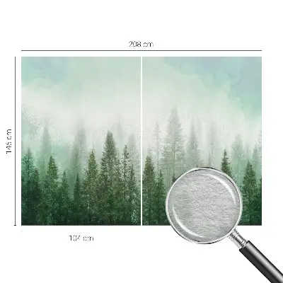 Luxe fotobehang met een afbeelding van een wolf in het bos