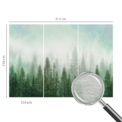 Luxe fotobehang Wolf in het bos